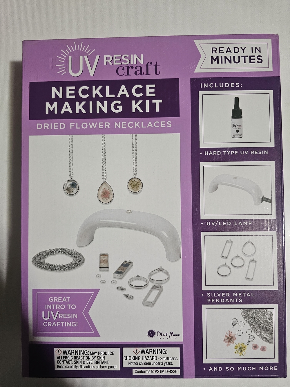 Resin Necklace Making Kit - NIB - Uv Resin Craft